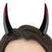 Ghost Forehead Horns - Devil Costume Women Demon Vampire Headpiece - Women Demon Vampire Headpiece Halloween Hair Clips Funny Devil Horns for Women Men Red