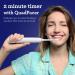 GuruNanda Sonic Toothbrush 4100 - Rechargeable Electric Power Toothbrush with Pressure Sensor, 5 Modes & 2 Minutes Timer - Includes 3 Brush Heads, Travel Case, and Charger Stand - White - Buy Online on GoSupps.com