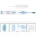 Minkissy 5 Pcs Sensitive Toothbrush Set for Braces & False Teeth - Portable & Foldable Dental Care (Blue) - Buy Online on GoSupps.com