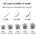 Lanciley Individual Lashes 72 Clusters | DIY Eyelash Extensions C/D Curl | Natural Soft & Reusable | Easy to Use | 10/12/14/15/16mm - L28 - Buy Online on GoSupps.com