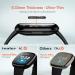 4 Pack iVoler Screen Protector Tempered Glass & Hard PC Bumper Cover for Fitbit Sense/Versa 3 - Full Coverage Protective Case in Black - Buy Online on GoSupps.com