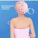 Elastic Band Waterproof Shower Cap for Girls and Women - Butterfly Design | Keeps Hair Dry, Covers Ears, Oil-Proof | Ideal for Bath and Kitchen Use - Buy Online on GoSupps.com