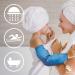 Child Small Bloccs Waterproof PICC Line & Midline Elbow Protector - Swim, Shower & Bathe with Confidence - Watertight Protection - Buy Online on GoSupps.com
