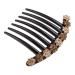 Hair accessories hair comb insert comb hair clip comb combs with rhinestone flower - champagne