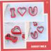 Zerodeko 9 Pcs Valentine's Day Stencils Reusable Cake Mold Kitchen Chocolate Molds Valentines Day Cookie Cutters Letter Stamps for Clay Cookie Mold Sandwich Die Cutting Stainless Steel Red - Buy Online on GoSupps.com