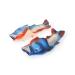 Coddies fish flops |The original fish flaps |Funny gift unisex sandals perch slapping pool beach & shower shoes |Men women & children 42.5/43 EU Pearl Danio