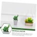 Alipis Potted Cactus Ornament Fake Planta Decor Plastic Flower Pots Plastic Plant Pots Porcelain Artificial Greenery Desktop Adornments Simulation Cactus Statue Silk Flowers Fake Bonsai Green 19X9CM - Buy Online on GoSupps.com