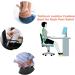 Tektrum Orthopedic Lumbar Cushion for Back Pain Relief - Ergonomic Support for Home Office & Car Seat - Improve Posture - Black (015-A - Buy Online on GoSupps.com