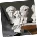 Zerodeko 1pc Piano Statue Mini Resin Figurines Desktop House Decorations for Home Air Conditioner Wind Deflector Greek Mythology Decor Greek Statue White Teaching Aids Household - Buy Online on GoSupps.com