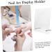 HAPINARY Nail Display Board Manicure Display Rack Nail Work Display Rack Nail Art Display Rack Nail Tips Display Holder Magnetic Nail Art Display Board Manicure Showing Board Manicure Tool 20x16cm Transparent - Buy Online on GoSupps.com