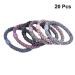 20 Pieces Fashion Braided Hair Ties | Elastic Ponytail Holders | Colorful Hair Accessories for Women & Girls - Buy Online on GoSupps.com