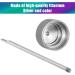 2 Pieces Wax Carving Tools Stainless Steel Cap Wax Tool Metal Wax Tool for Fits All 10 mm  14 mm and 18 mm Fittings Wax Tools (Silver  Rainbow) - Buy Online on GoSupps.com