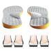 Goofort Women Men Posture Correcting Orthotic Insoles 4 in 1 Gel Insoles Flat feet High Arch Support Orthopedic overpronation Supination Plantar Fasciitis Metatarsalgia X/O Valgus Varus Shoe Inserts Gray Outside High 7-8