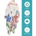 Patriotic Flower Barber Cape - Vintage Independence Day Hair Cutting Cape for All Ages Adjustable Elastic Neckline 55x63 Inch Ideal Salon Gown Accessories - Buy Online on GoSupps.com