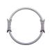 Sport-Thieme Pilates Ring Premium |Stable |anatomically shaped handles |Dimensions: 35 cm |Glass fever |Gray |Training device for the main muscle groups in chest arms and legs gray medium