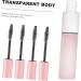 PLAFOPE 50 Pcs Mascara Empty Tube Mini Lipstick Mini Mascara Tubes for Castor Oil Clear Wand Plastic Pink - Buy Online on GoSupps.com