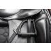 Equinate Safety Bar Wakefield 12cm Black Matt | Anti-Slip Rubber Tread Stirrup Set for Adults & Children | Ankle Relief - 2 Pieces - Buy Online on GoSupps.com