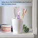 Press Toothbrush Set - 2 Denture Brushes for Effective Prosthesis Cleaning | Orange & Purple - Buy Online on GoSupps.com