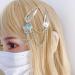 hgnxa Star Chain Pendent Hair Clip Hairpin with Pentastar Decoration Colorful Hair Barrette for Girls Style Ornaments Blue - Buy Online on GoSupps.com