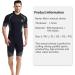 Wetsuit Shorty for Men 1.5mm Neoprene Back Zip Spring Suit | Diving, Surfing, Snorkeling | Black-Gray | XX-Large - Buy Online on GoSupps.com