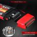 Transparent Body Titanium Plated Blade USB Charging Electric Shaver for Men - Red | Shop Now - Buy Online on GoSupps.com
