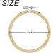 Similane 12 Pieces 4 Inch Bamboo Embroidery Hoops for DIY Christmas Decoration - Buy Online on GoSupps.com