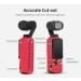 Honbobo Silicone Protective Cover for DJI Osmo Pocket 3 - Black & Red Heat Discharge Accessory - Buy Online on GoSupps.com