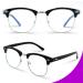 Blue Light Blocking Glasses - Square Anti-Glare for Gaming & Reading - Unisex Black - Buy Online on GoSupps.com