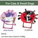 KnocKconK Cute Cat Chair & Small Dog Bed | Foldable Pet Sofa in RedBlack - Buy Online on GoSupps.com