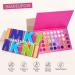 45 Shades Eyeshadow Palette | Highly Pigmented Makeup Collection for Vibrant & Long-Lasting Eye Looks - Matte Shimmer & Glitter - Buy Online on GoSupps.com