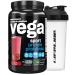 Vega Sport Protein Berry with Shaker Bottle - Plant Based Certified Vegan Non Dairy Gluten Free Keto Friendly - 19 servings
