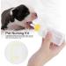 Durable 60ml Pet Milk Bottle for Puppies & Kittens | Breeding Bottle with Nipple Brush Set - Yellow - Buy Online on GoSupps.com