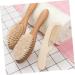 Healeved 3pcs Wooden Kids Hair Brush Set | Baby Bath Time & Shower Tool Kit - Buy Online on GoSupps.com
