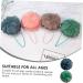 2pcs Pumpkin Bath Balls - Super Soft Loofah & Back Scrubber Cleaning Tools for Body & Toilet | Men's Toiletries - Buy Online on GoSupps.com