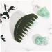Frcolor 4 Portable Jade Gua Sha Comb | Handmade Beauty Tool for Hairdresser & Massage | Natural Jade Hair Comb for Women - Buy Online on GoSupps.com