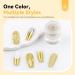 Saviland Gold Chrome Nail Powder with Applicator Brush - Mirror Champagne Chrome Glitter for Nail Art Design - Buy Online on GoSupps.com