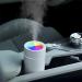 Mini Bedroom and Car Humidifier with Night Light - Portable USB Air Essential Oil Diffuser and Purifier - Grey - Buy Online on GoSupps.com