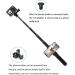 AFAITH Aluminum Alloy Selfie Stick for GoPro, Insta360, DJI OSMO Action - Waterproof Handheld Monopod with Stable Tripod - Buy Online on GoSupps.com
