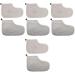 Housoutil 4 Pairs Wax Warm Foot Cover Faux Buns Convenient Wax Foot Cover Paraffin Wax Booties Wax Bath Booties Heated Mittens Paraffin Bath Socks Feet Wax Bags Cosmetic Cotton Boots 28X20X0.9CMx4pcs Greyx4pcs