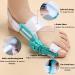 Bunion Corrector for Men & Women | Big Toe Separator for Pain Relief | Orthopedic Toe Straightener with Anti-Slip Heel Strap - Blue - Buy Online on GoSupps.com