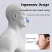 Electric Massage Anti-Snoring Device | Adjustable Smart Snoring Stopper for Better Nose Breathing | Double Eddy Current Fan Design | White (Size: 60 x 25.2 x 39mm) - Buy Online on GoSupps.com