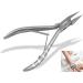 Professional Nail Clippers Toenail Nippers Pointed Angle Nippers Ideal Ingrown Toenails Nail Corners Deep Nails Ergonomic Stainless Steel Handle Manicure Pedicure