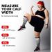 Refeel Plus Size Compression Socks 20-30 mmHg - Wide Calf Knee-High Support Stockings for Women & Men, 3X-Large, Medical Grade (Gray/Dark Blue/Light Blue) - Buy Online on GoSupps.com