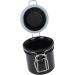 Eyelash Glue Storage Jar Eyelash Glue Storage Container Large Screen 200ml Stainless Steel Sealed Large Capacity Ctivated Carbon for Eyelash Shop (Black) - Buy Online on GoSupps.com