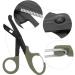 INSGB Titanium Bandage Shears Scissors EMT - Stealth Black Coated - 7.5 Inches Green - Ideal for Nurses, Students, and Paramedics - Buy Online on GoSupps.com