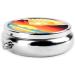 Bright Sunriser Round Pill Box - 3 Compartment Portable Organizer for Purse & Pocket - Ideal Travel Accessory - Buy Online on GoSupps.com