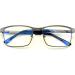 Shop V.W.E. Men's Rectangular Stainless Steel Reading Glasses - Anti Blue Ray Lens - Wide Fitment - 1.25x - International Shipping Available - Buy Online on GoSupps.com