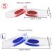 Silicone Gel Heel Cup Liner for Plantar Fasciitis & Heel Pain - Achilles Tendon Treatment & Shock Absorbing Support | Medium/Small - Buy Online on GoSupps.com