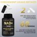 NAD Supplement 1600mg NAD+ with Resveratrol & Nicotinamide Riboside Anti-Aging Support Cellular Energy & Mental Clarity Support Vegan Non-GMO 120 Capsules - Buy Online on GoSupps.com