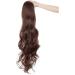 Real Fashion Drawstring Ponytail Hair Extensions Long Wavy Ponytail Blonde Black Brown 24" Clip in Hairpiece for Daliy Party Use Medium Brown - Buy Online on GoSupps.com